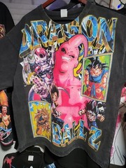 DRAGON BALL Z ON A SHAKA HEAVYWEIGHT GARMET DYED T SHIRT “MODERN”