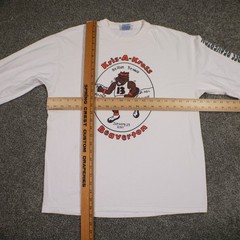 Vintage Kris A Kross Beaverton OR T-Shirt Large White 01- 27-2001 8K Run 3K Walk