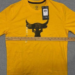 Under Armour UA Project Rock Brahma Bull Graphic T-Shirt Mens S 1383191-750 NWT