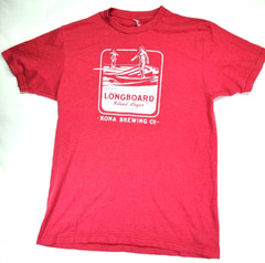 Kona Brewing Co Beer Longboard Island Lager Men’s Shirt SMALL