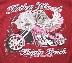 Bike Week Myrtle Beach Men’s T-Shirt Red Size 34-36 United Sports Activewear