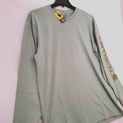 CARHARTT Shirt ADULT EXTRA LARGE XL GREEN WORK WEAR HEAVYWEIGHT Long Sleeve NWT