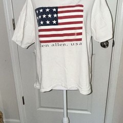 Vintage Allen Allen USA American Flag Graphic T-Shirt