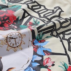 Godspeed Floral Skull Skeleton Vintage Streetwear Graphic Tee T-Shirt