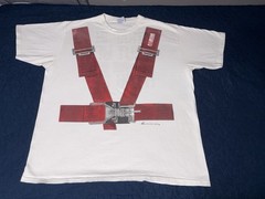 Rare VTG Accurate Graphic Industries Strap In Shut Up and Hang On TShirt 90s 2XL