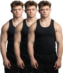 Ekkovision Beaters, Men’S Tank Tops, Cotton Spandex Blend Tanks Tops for Men, Co