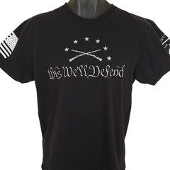 This We Will Defend T Shirt Mens Size Medium Black Grunt Style Military Militia