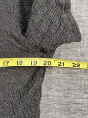 Faherty Cloud Cotton Shirt Mens Large Grey Short Sleeve Pullover Crewneck Soft