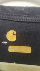 Carhartt Long Sleeve Heavyweight 100% Cotton Graphic T-Shirt Mens Size M
