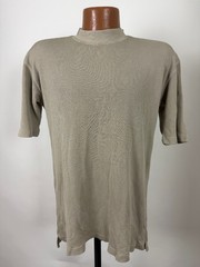Vintage Jhane Barnes Shirt Men Small Oversized Silk Waffle-Knit Stretch Minimal
