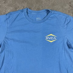 RVCA T Shirt Mens Medium Blue Outdoors Beach Surf