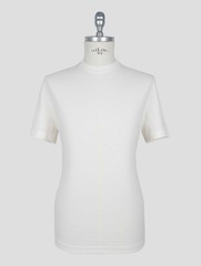 NEW KIRED WHITE COTTON T-SHIRT US 44 – EU 54 KRME8