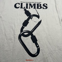 Merrell Climbing Graphic T-shirt Men’s Size XL Mint Green Cotton NWT MSRP $39