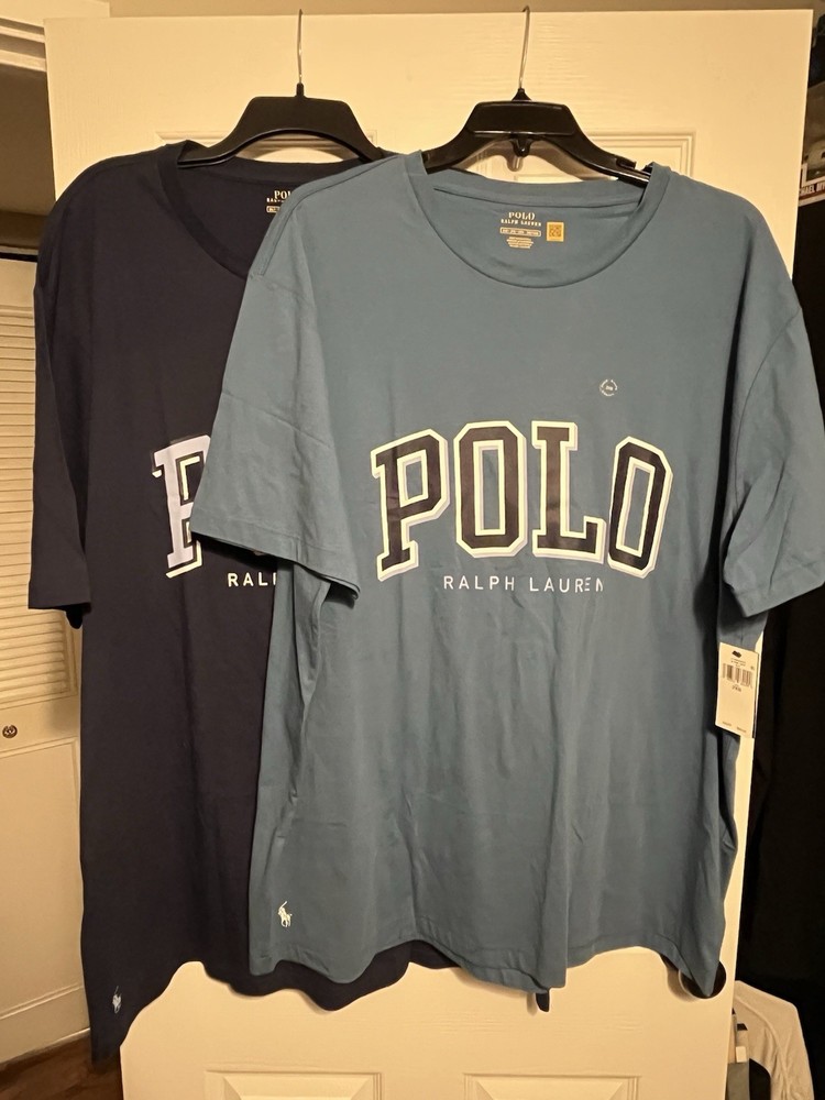 (2) Polo Ralph Lauren Men’s T Shirt 2XLT And 2XB NWT