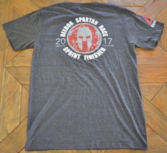 2 Men’s Reebok Spartan Race 2017 Sprint Finisher Trifecta Qualifier T-Shirt M-XL