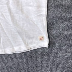 Marine Layer Mens XXL Heavy Slub Pocket Tee Antique Cream White NWT Fall 2022