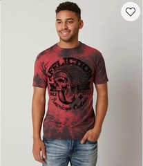 Affliction American Customs Bull Run Dusk T-Shirt 2XL