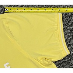 Kenneth Cole New York Mens Mellow Yellow Logo Graphic T-Shirt White Trim NWT L