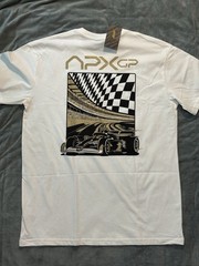 F1 The Movie APX GP White Gold T-Shirt Size L Formula 1 Racing Brand New NWT