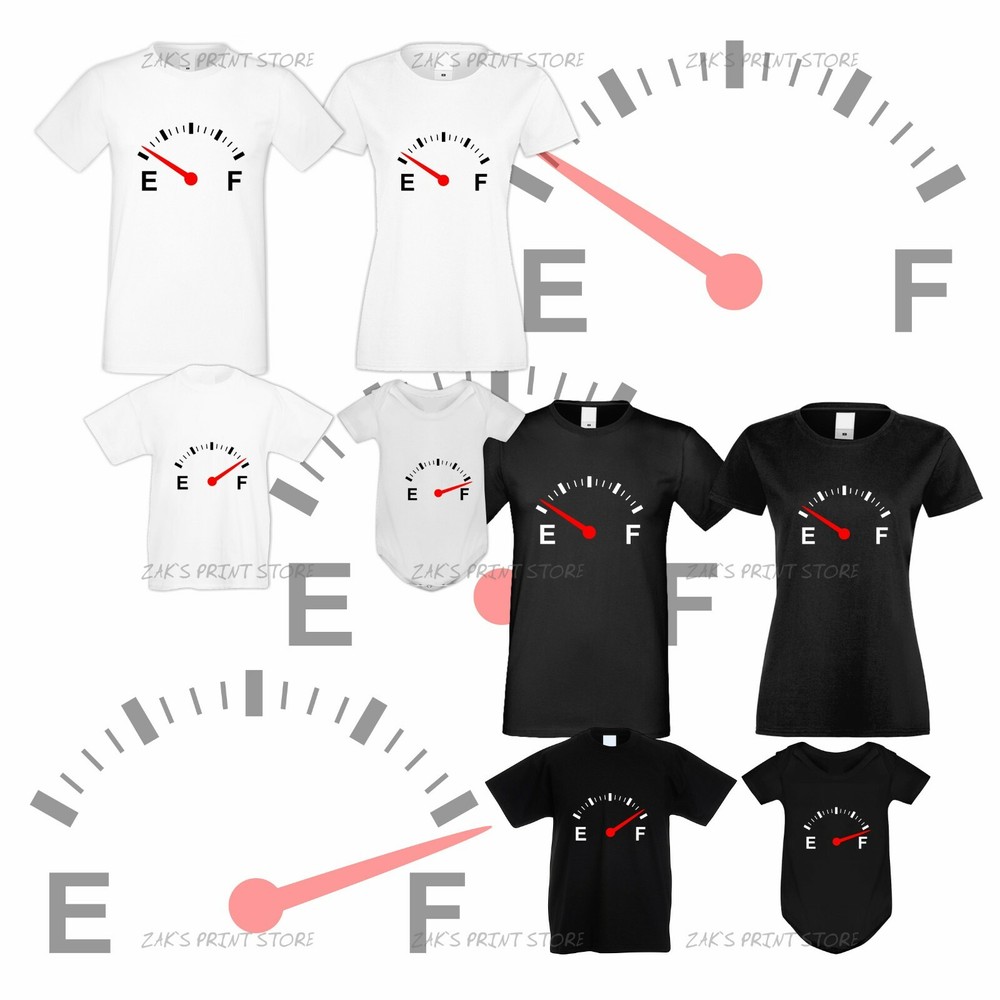 Family Funny Tshirt Cotton Set Empty Tank Couples Mom Dad Kid Baby 3m Up To XXXL