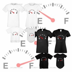 Family Funny Tshirt Cotton Set Empty Tank Couples Mom Dad Kid Baby 3m Up To XXXL