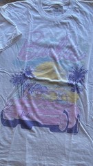 Hollister /Barbie Collab Graphic Tee White Crew Neck Short Sleeve Shirt S Barb