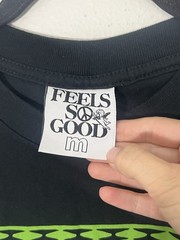 Feels So Good Unidos Austin T Shirt Black Green Size Medium