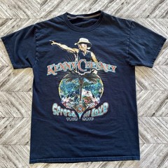 Kenny Chesney T-Shirt Mens Medium Black Spread the Love Tour Miranda Lambert Y2K
