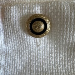 Vintage Versace Classic V2 Mandarin Henley Collar Shirt Miami Vice SZ L