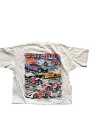 Vintage 1996 Carolina Bad Boyz Dirt Track Racing T Shirt Large NASCAR Racing