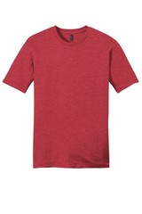 District DT6000 Very Important Plain Tee T Shirt Unisex Heather Red S