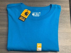 Carhartt Loose Fit Heavyweight Long-Sleeve Logo Sleeve Graphic T-Shirt TK0231-M