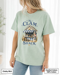 Clam Shack Shirt, Comfort Colors Coastal Tee, New England Beach Town Gift