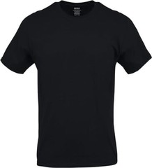Gildan (6-pack) Black Solid Ultra Cotton Short Sleeve Blank Tee T-Shirt S-XL