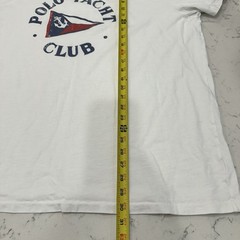 Polo Ralph Lauren Men’s Polo Yacht Club T-Shirt White Blue Red Size 2XB Big