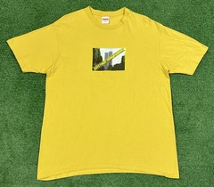 Supreme Greetings Tee Acid Yellow SS19 Men Size Large Authentic Shirt Hype NYC