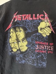 2000s Metallica And Justice For All Chopped Distressed Shirt Mens Size Medium