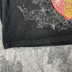 PRO Shirt Mens XLT Black Skull Bandana Cross Graphic Tee Super Heavyweight
