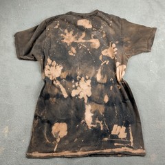 Passport Good Vibes Size M Mens Custom Bleach Art T-Shirt Brown 1of1 Graphic Tee