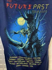 Iron Maiden Official Future Past World Tour Shirt 2023 T Shirt Large New