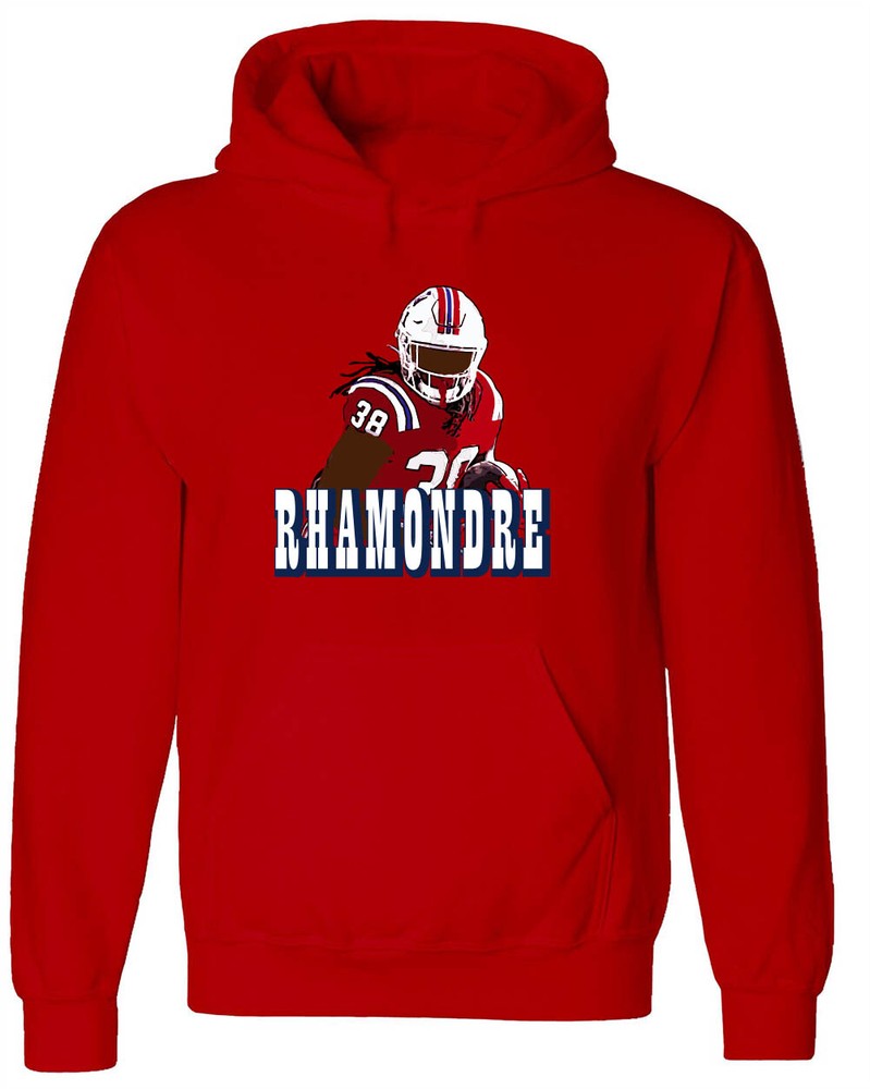 Rhamondre Stevenson New England Patriots CREW HOODED SWEATSHIRT