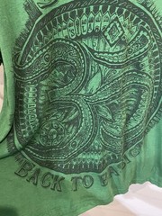 Sure Original Back to Basic Green Vintage Graphic T-Shirt Possibly Size L Large