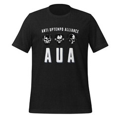 AUA – 909 Gabber Kicks Only Men and Unisex Shirt – Tee for Hardcore Rebels