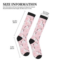 Knee High Compression Socks for Men Women Circulation Support Athletic