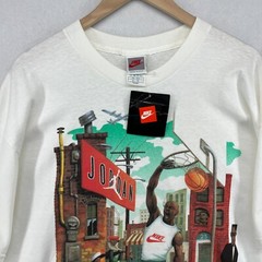 NIKE Shirt XL 1991 MICHAEL JORDAN Mark Ryden Hoop Heroes Single Stitch Air NEW