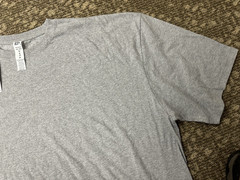 IBS HEAVYWEIGHT T SHIRT BIG MENS GRAY SHORT SLEEVE 7XL NEW TAGS NWT TEE 501