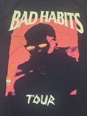 NAV XO Bad Habits Tour Shirt. Medium