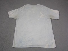 Vintage The Mountain Shirt Mens Extra Large XL Blue White Wolf USA Made Tie Dye
