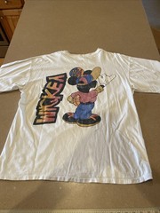 VINTAGE Mickey Unlimited Single Stitch T-Shirt w/ Flaws Use For The Graphics Art