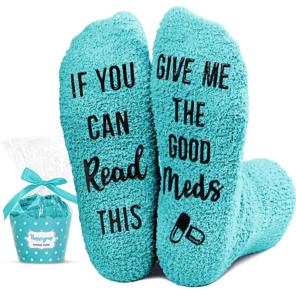 Get Well Soon Gifts After Surgery Socks for Women Inspirational Present Green